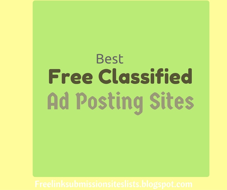 Classified Site Submission list dubai