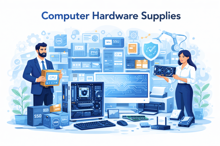 Computer hardware supplies including desktops laptops servers and accessories