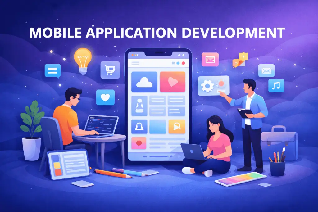 Mobile application development services for Android and iOS platforms